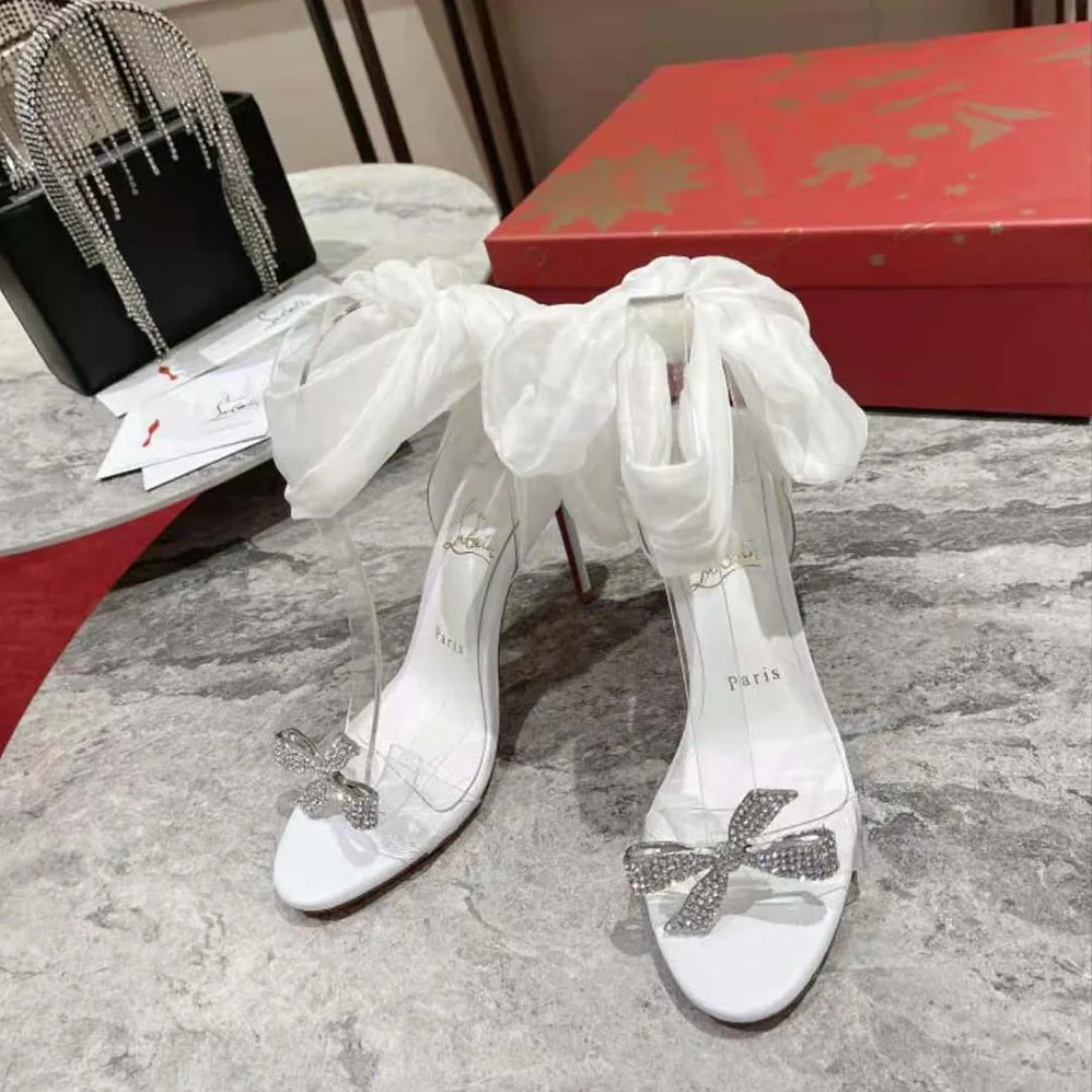 Christian Louboutin Astrinodo 100 mm Heel Height for Women in White
