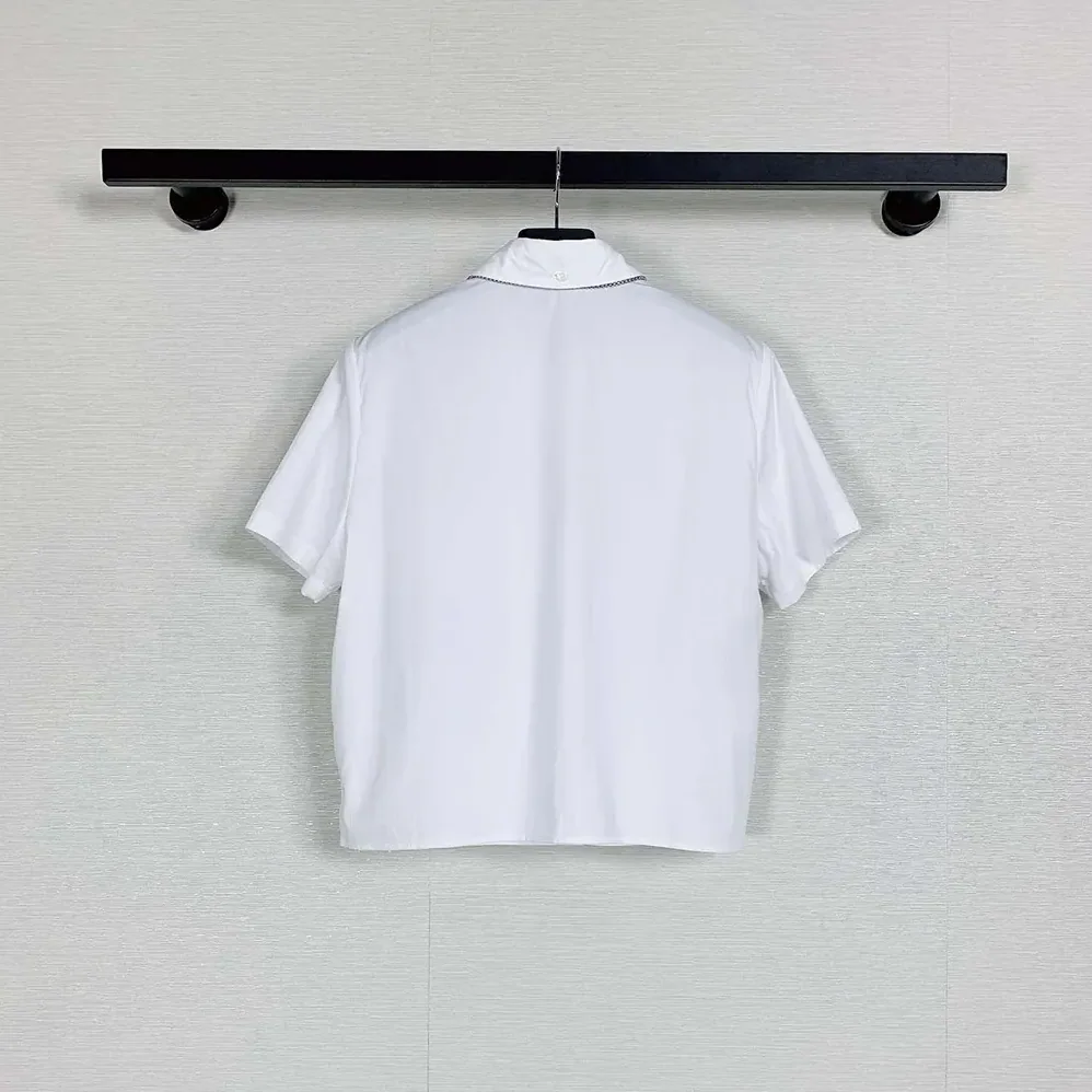 Prada Poplin Shirt for Women in White Prada Poplin Shirt for Women in White