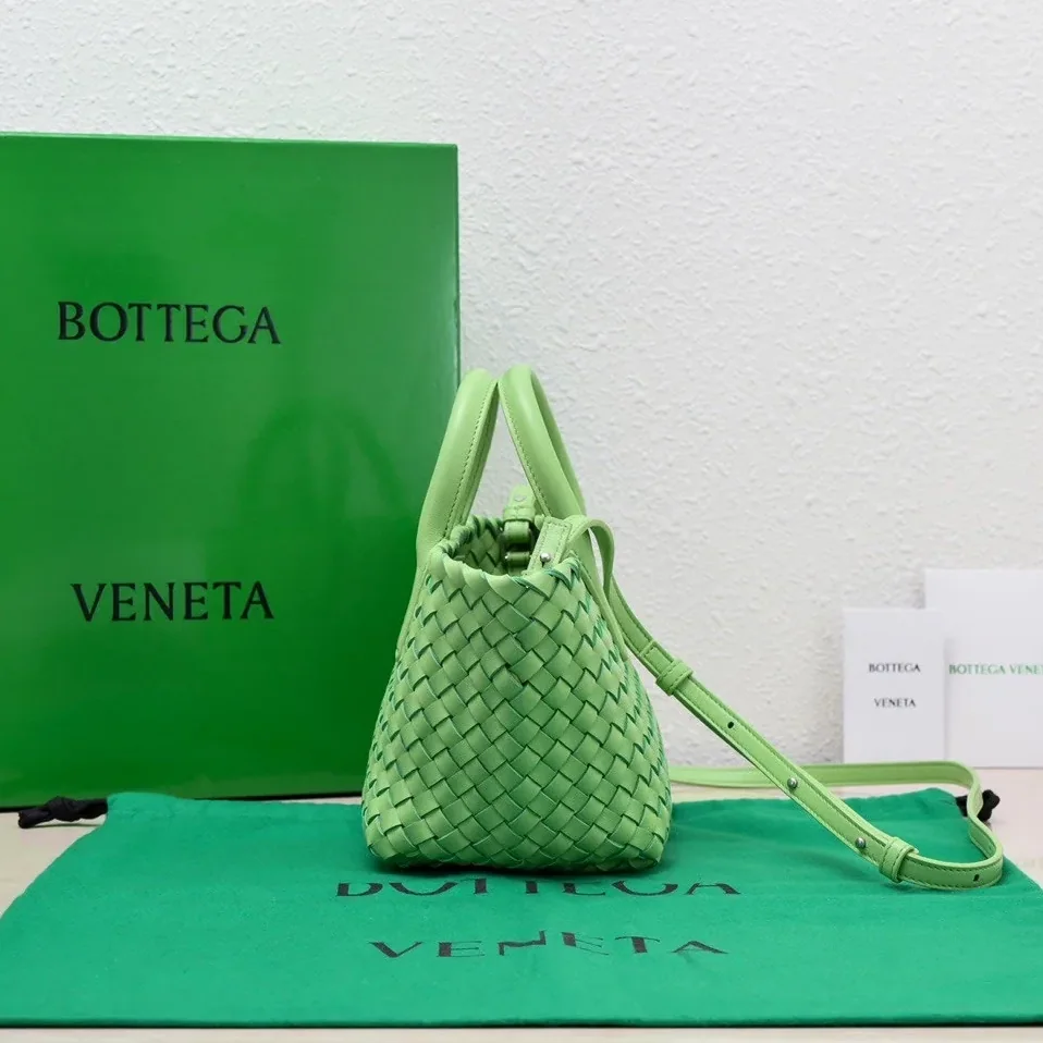 Bottega Veneta Mini Cabat Green Bottega Veneta Mini Cabat Green