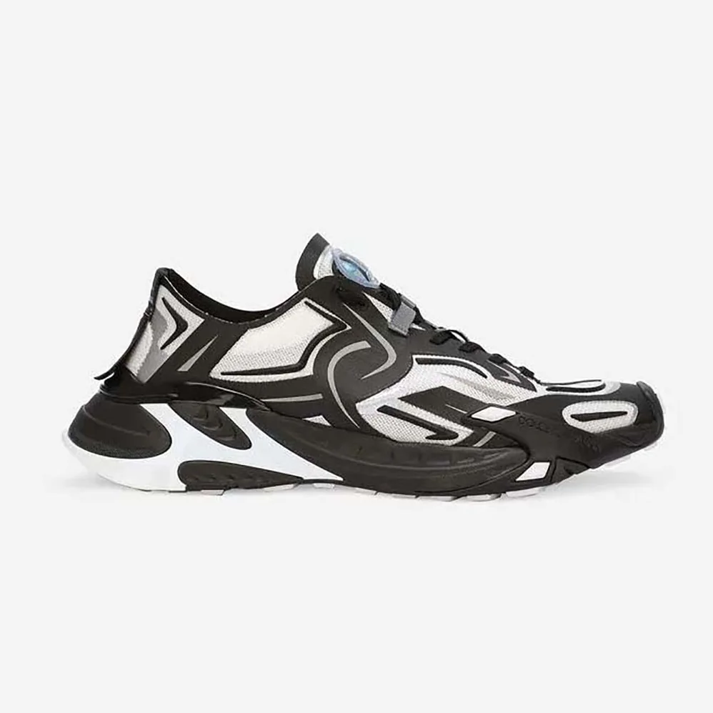Dolce Gabbana D&G Mesh Fast Sneakers for Men in Black Dolce Gabbana D&G Mesh Fast Sneakers for Men in Black