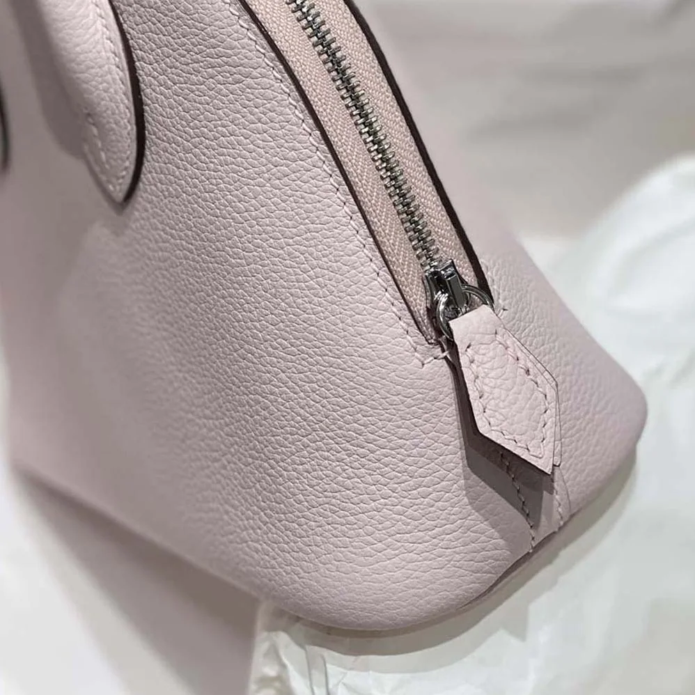 Hermes Bolide 1923 Bag in Epsom Calfskin for Unisex in Pink