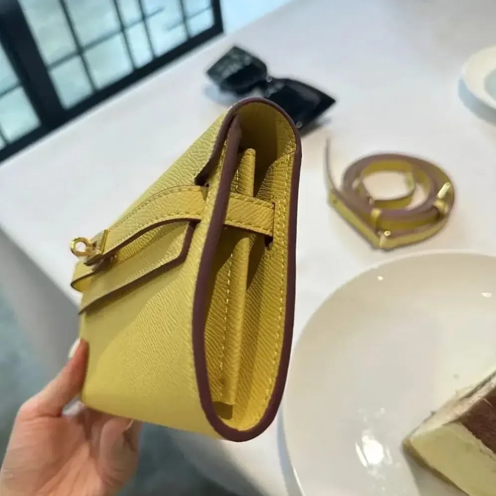 Hermes Kelly To Go in Epsom Leather for Women in Yellow