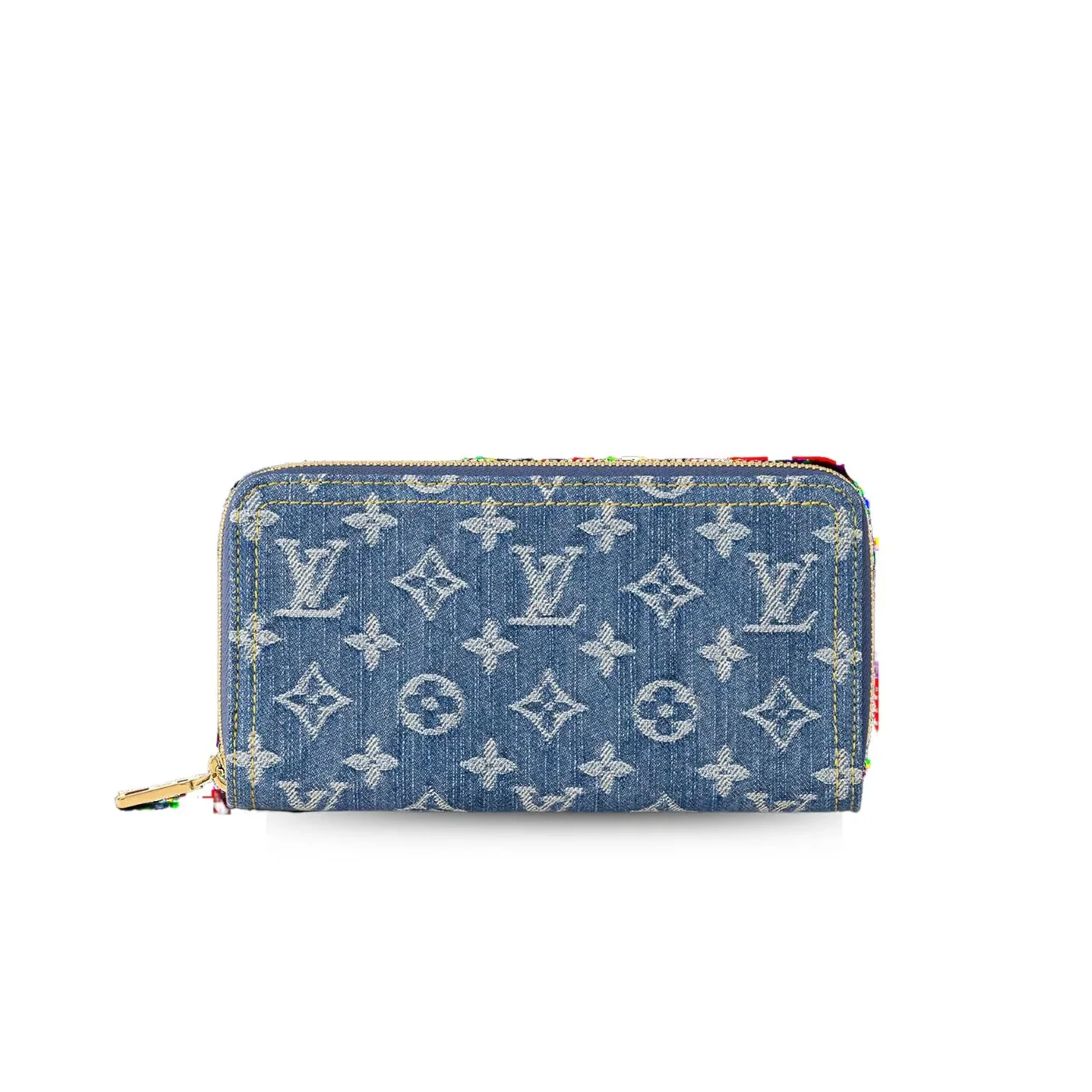 Louis Vuitton Zippy Wallet Blue 7.7 Inches/ Louis Vuitton Zippy Wallet Blue 7.7 Inches/