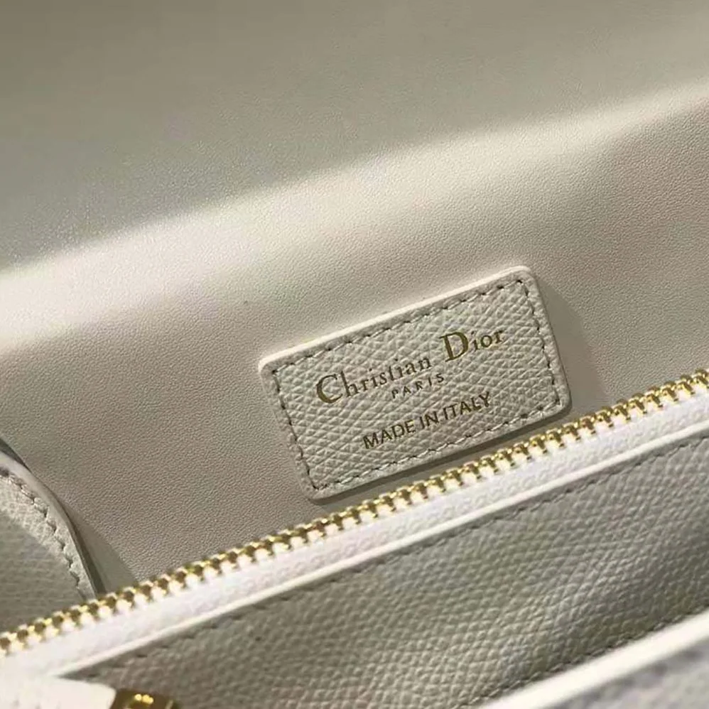 Dior Medium ST Honore Tote Latte Grained Calfskin for Women in White Dior Medium ST Honore Tote Latte Grained Calfskin for Women in White