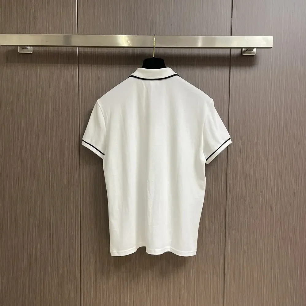 Celine Classic Polo Shirt in Cotton Piqué-White 2X75H626U.01OB for Men