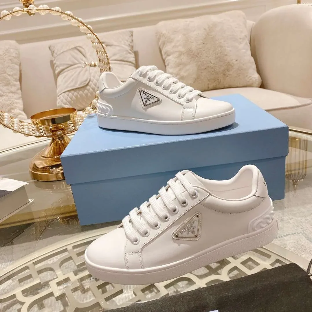 Prada Fyre Low Heel Sneaker White Prada Fyre Low Heel Sneaker White
