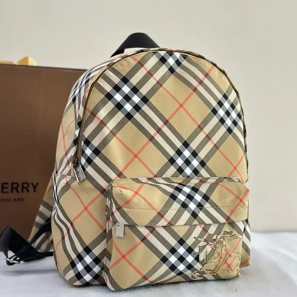 Burberry Small Check Backpack for Women Burberry Small Check Backpack for Women