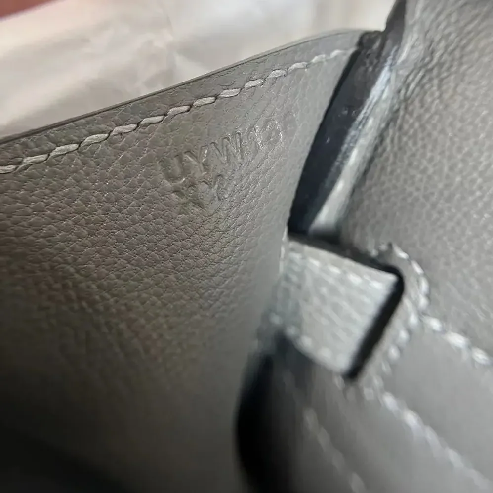 Hermes Birkin 30 Bag in Epsom Leather with Silver Hardware in Grey Hermes Birkin 30 Bag in Epsom Leather with Silver Hardware in Grey