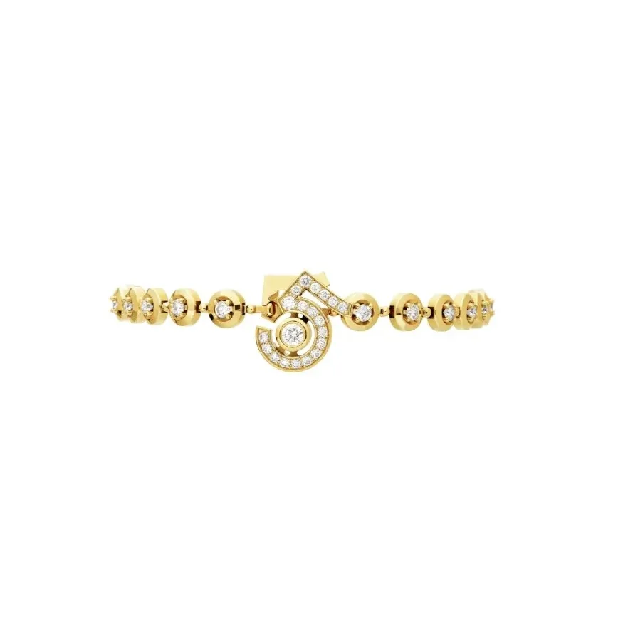 Chanel Eternal N°5 Bracelet Gold Hardware
