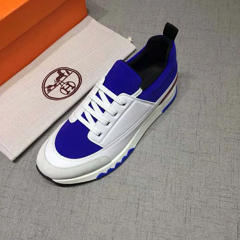 Hermes Shoes Stadium Sneaker for Men in White