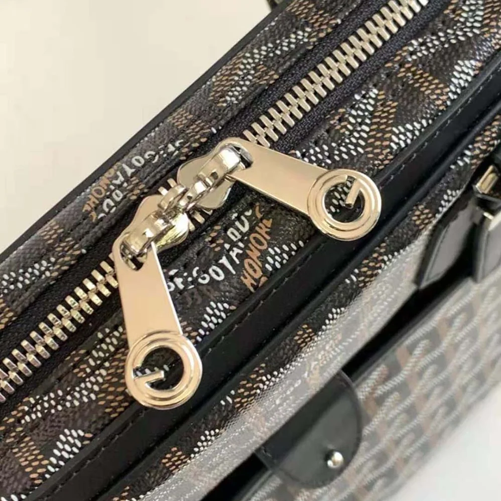 Goyard Ambassade MM Document Case for Women in Black