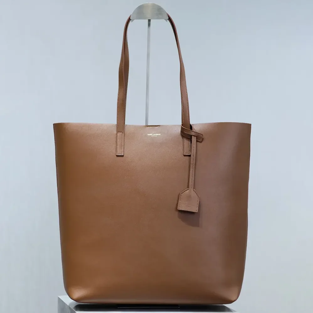 Saint Laurent YSL Shopping Saint Laurent in Leather for Women in Brown Saint Laurent YSL Shopping Saint Laurent in Leather for Women in Brown