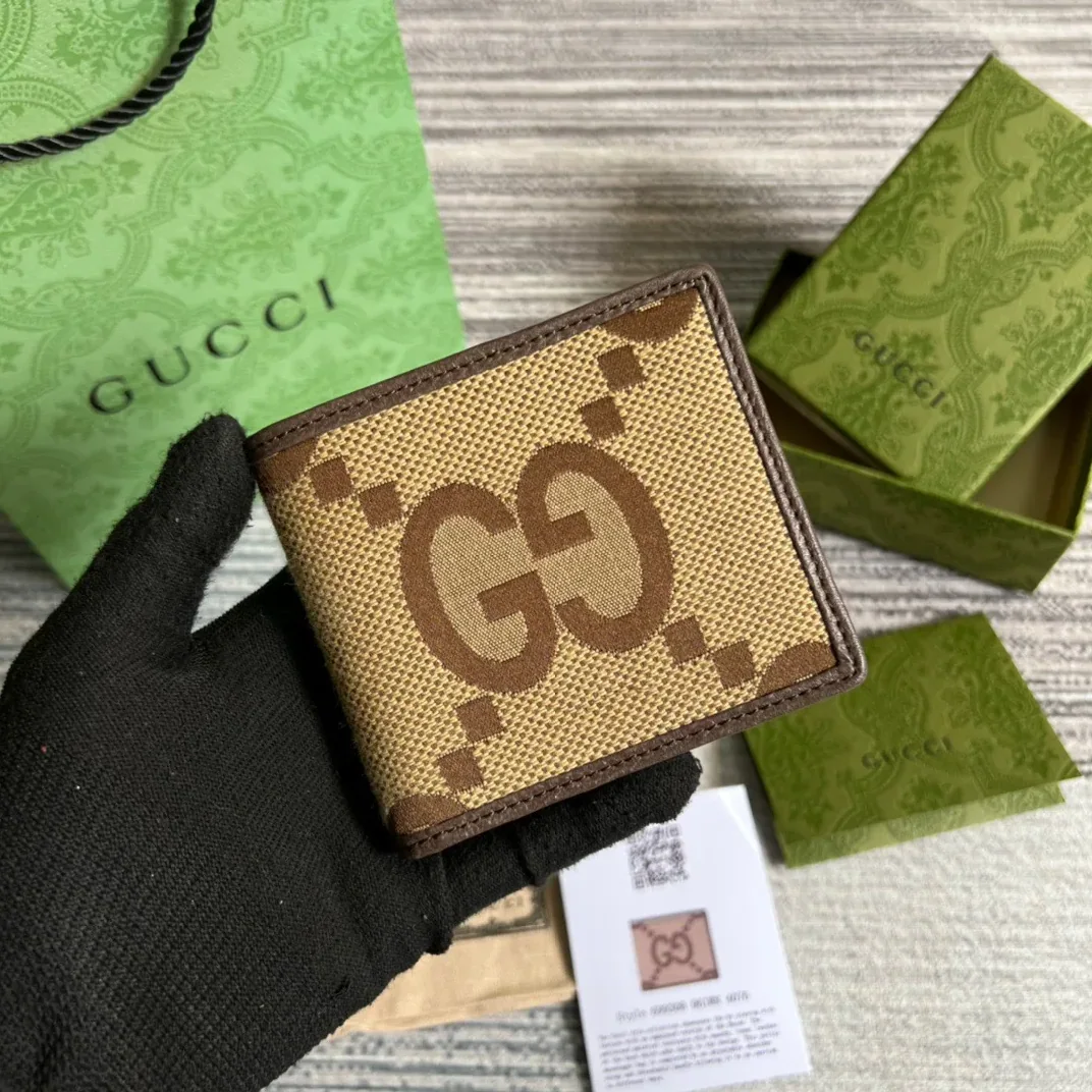 Gucci Jumbo GG Wallet Brown / Gucci Jumbo GG Wallet Brown /