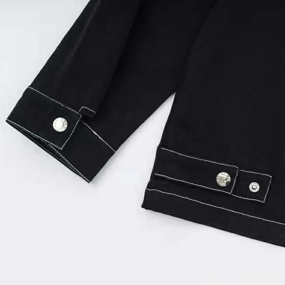 Prada Technical Fabric Blouson Jacket for Women in Black Prada Technical Fabric Blouson Jacket for Women in Black