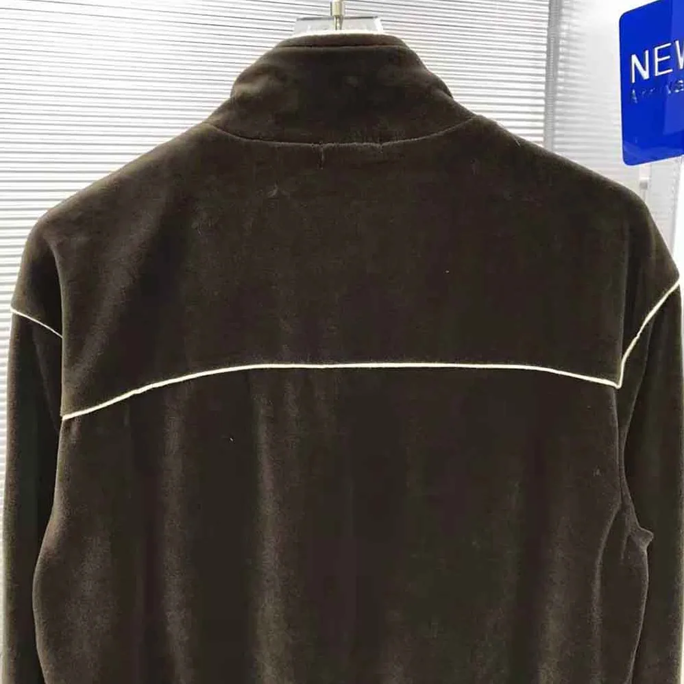 Celine Triomphe Jersey Sweatshirt in Velvet for Women