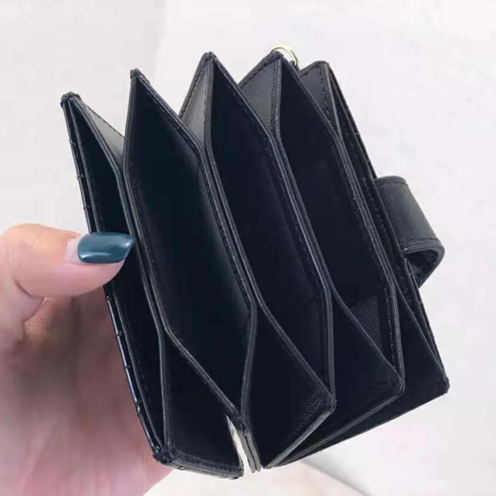 Dior Lady Dior 5-Gusset Card Holder Black Patent Cannage Calfskin for Women Dior Lady Dior 5-Gusset Card Holder Black Patent Cannage Calfskin for Women