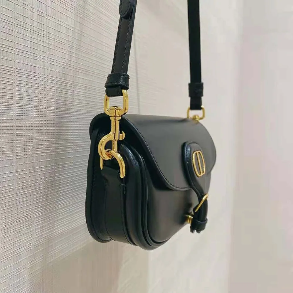 Dior Dior Bobby East-West Bag Black Box Calfskin for Women
