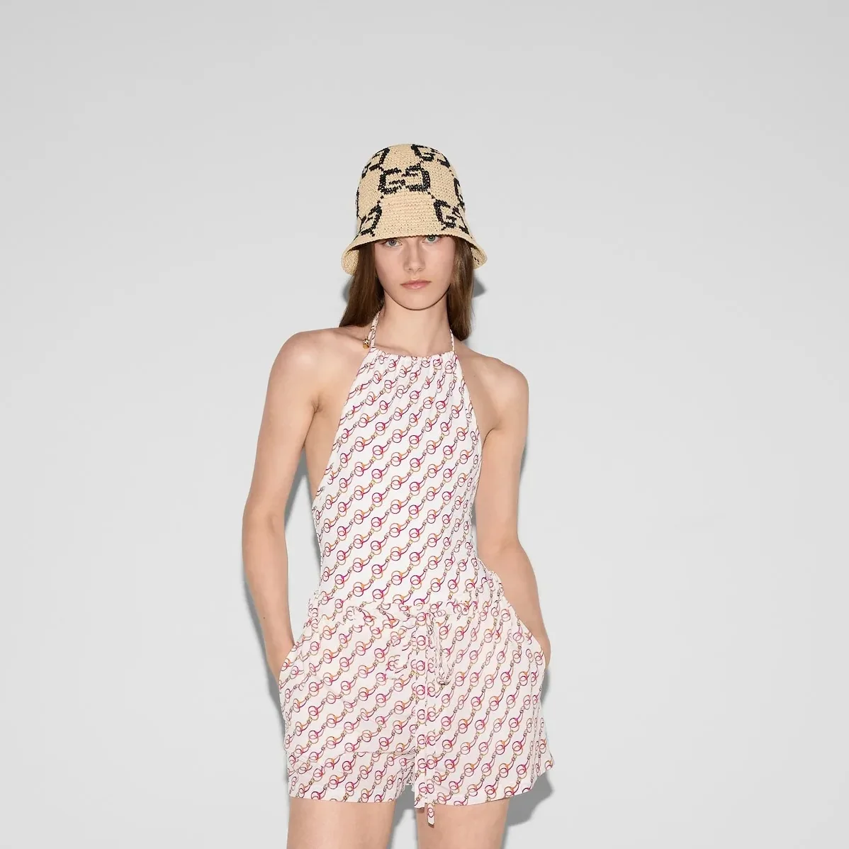 Gucci Printed Stretch Swimsuit Multicolor Gucci Printed Stretch Swimsuit Multicolor