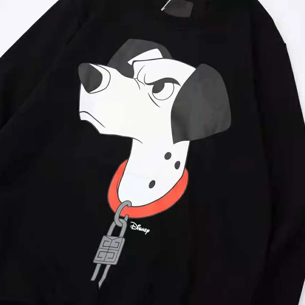 Givenchy Slim Fit 101 Dalmatians Sweatshirt in Embroidered Felpa for Women Givenchy Slim Fit 101 Dalmatians Sweatshirt in Embroidered Felpa for Women