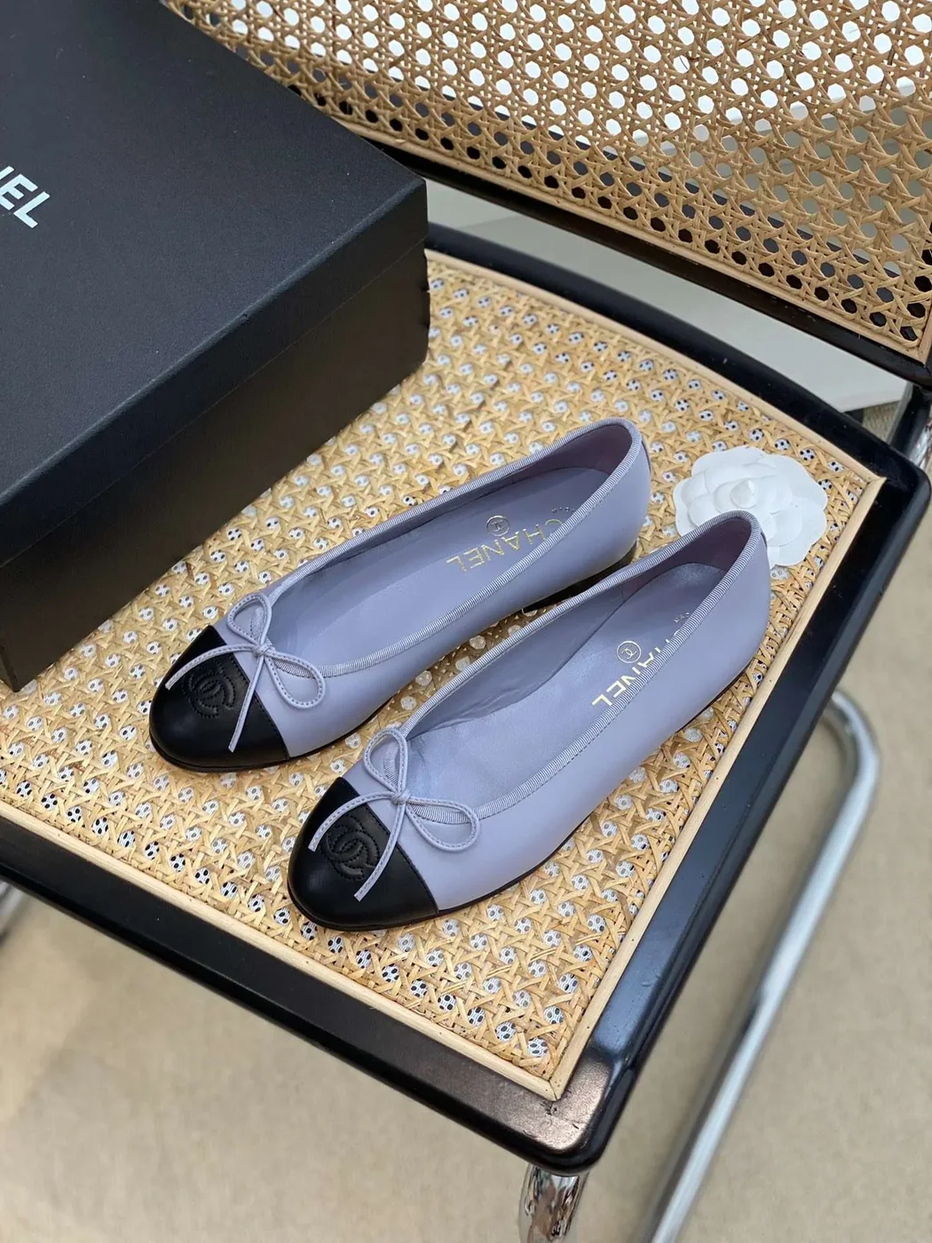 Chanel Ballet Flats Light Purple