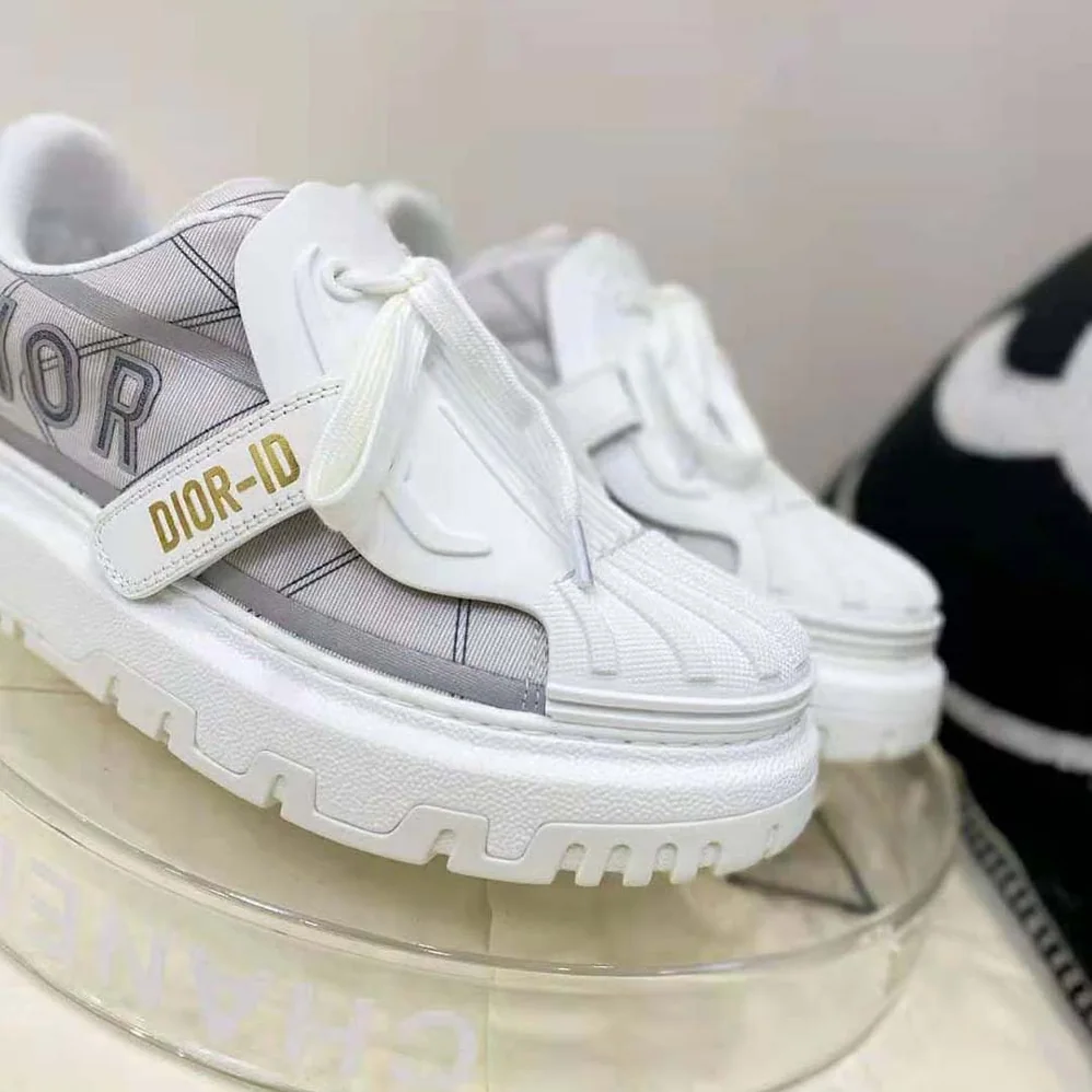 Dior Dior-id Sneaker Gray Reflective Technical Fabric for Women