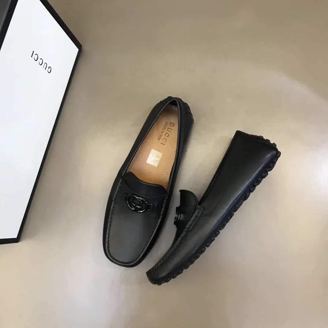 Loafer With Interlocking G Black