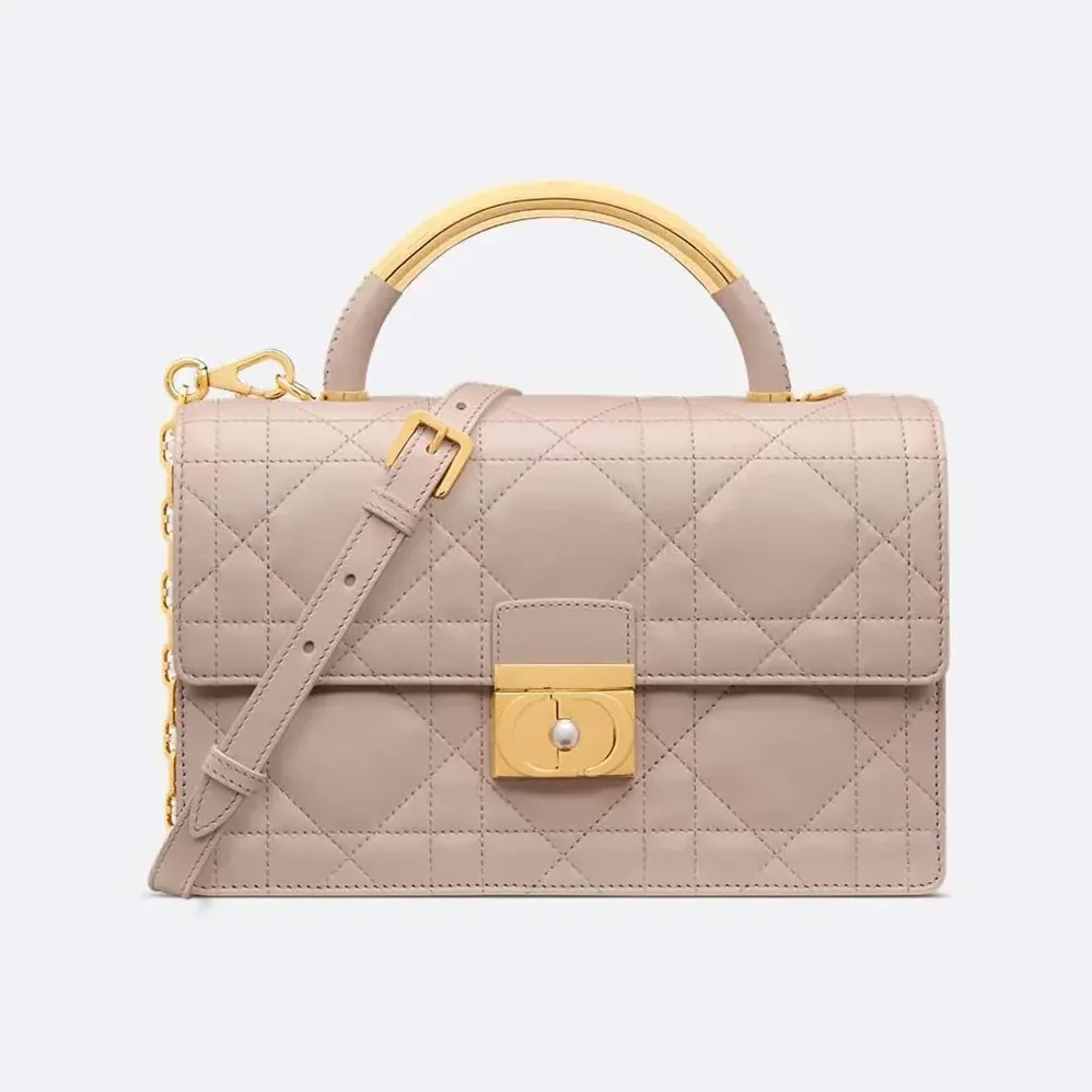 Dior Medium Dior Ange Bag Trench Beige Macrocannage Lambskin for Women Dior Medium Dior Ange Bag Trench Beige Macrocannage Lambskin for Women