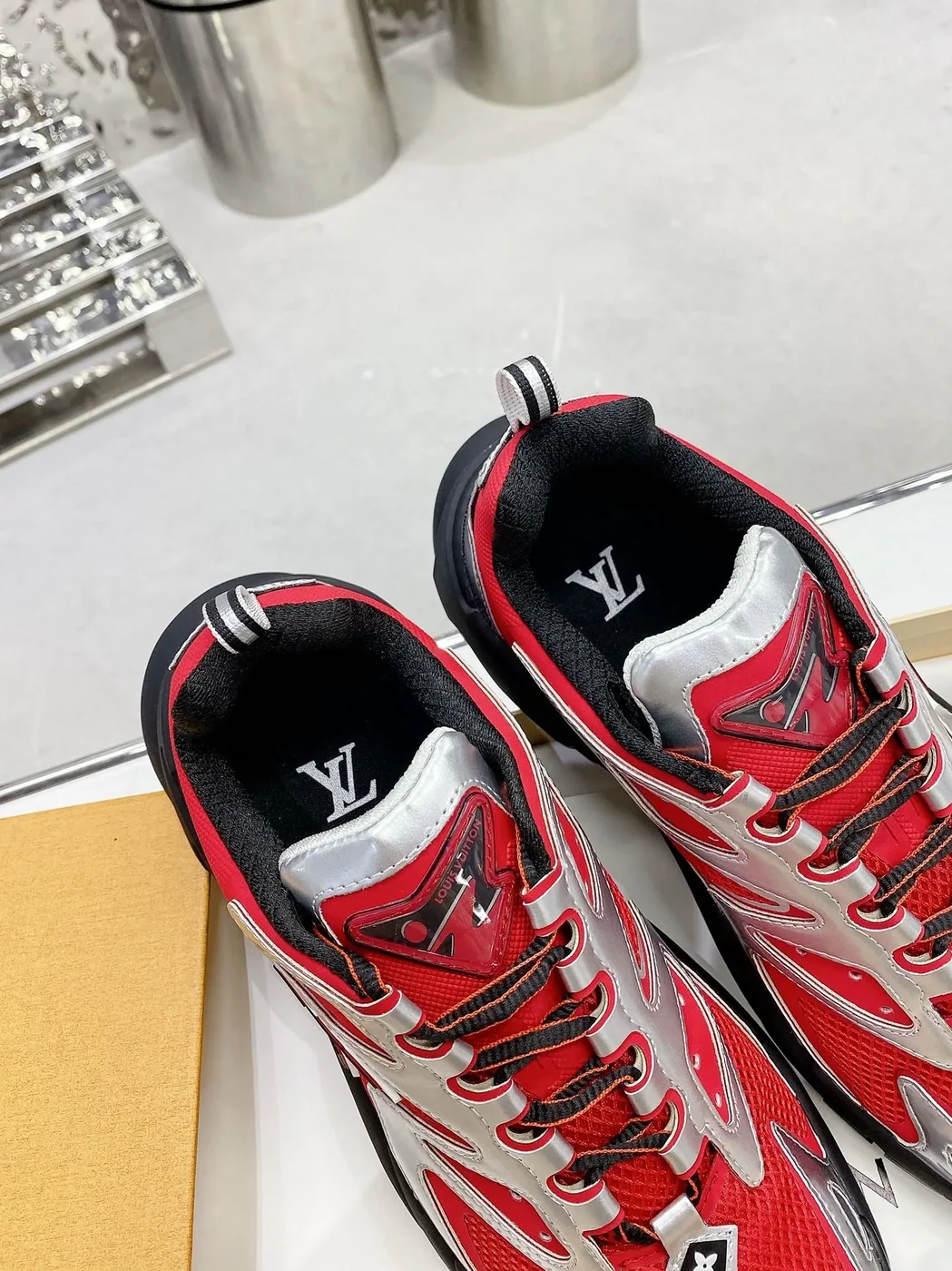 Louis Vuitton LV Runner Tatic Sneaker Red for Men