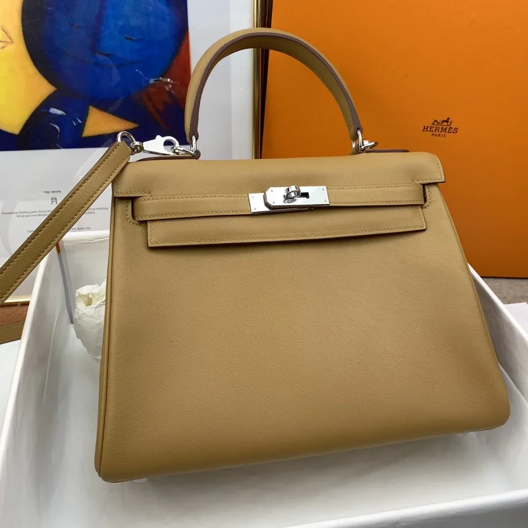 Hermes Kelly 28 Evercolor Gold Bag Hermes Kelly 28 Evercolor Gold Bag