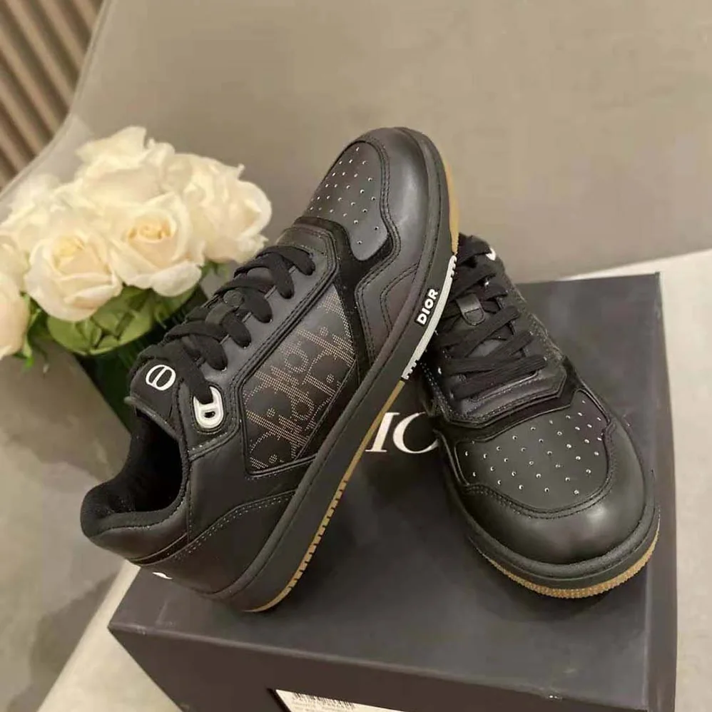 Dior World Tour B27 Low-Top Sneaker for Men in Black Dior World Tour B27 Low-Top Sneaker for Men in Black