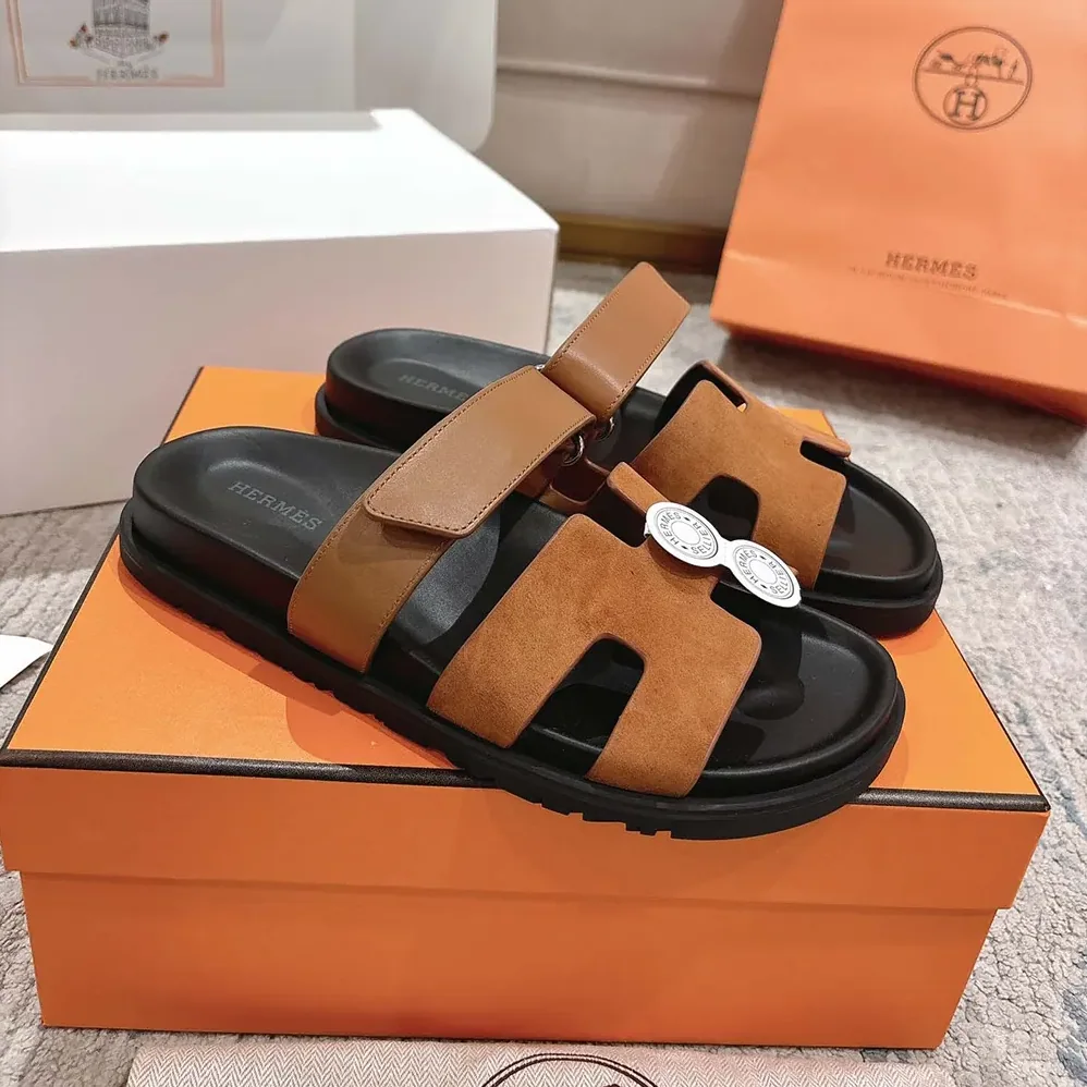 Hermes Chypre Sandal for Unisex in Brown Hermes Chypre Sandal for Unisex in Brown