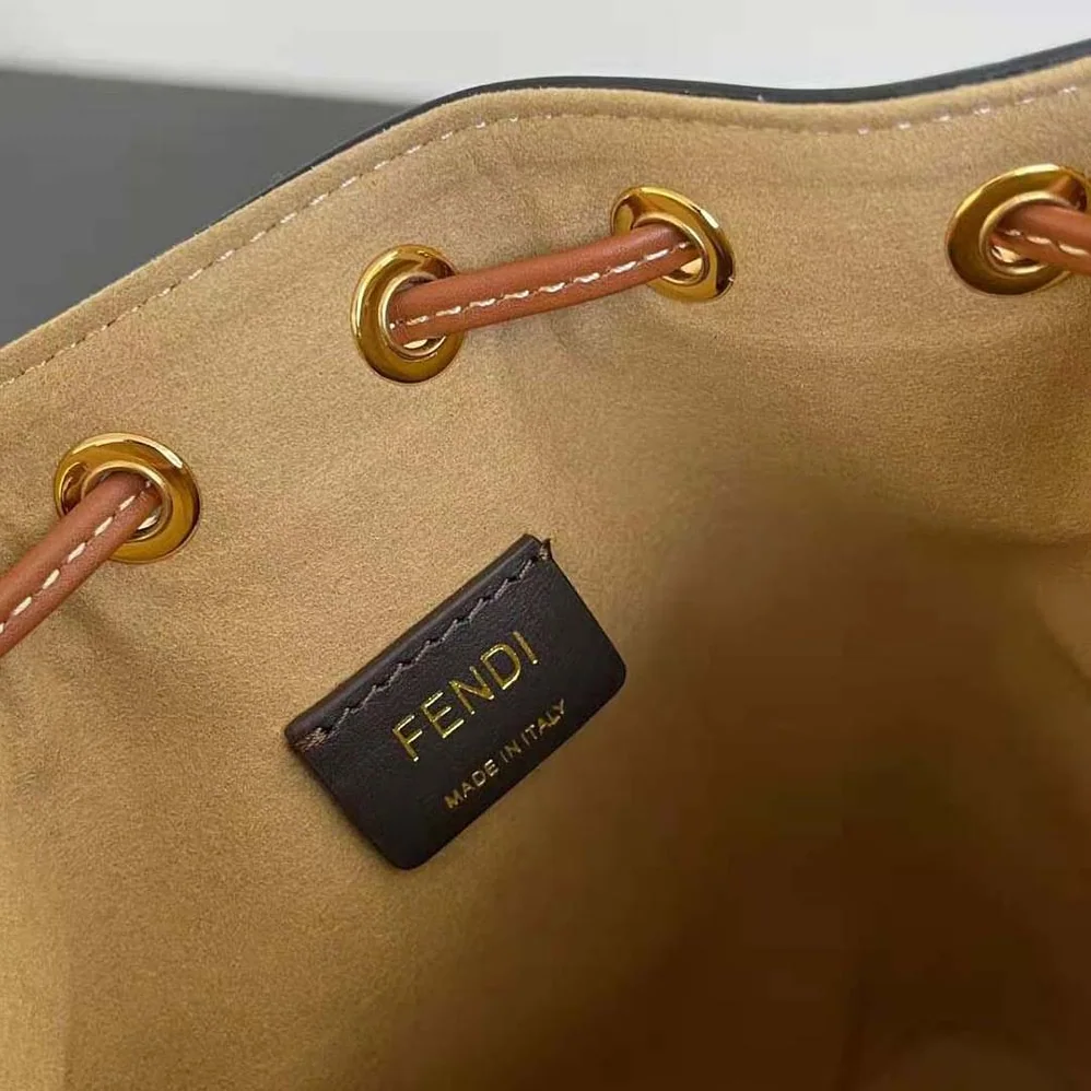 Fendi Mon Tresor Natural Straw Mini for Women in bag with FF Embroidery Fendi Mon Tresor Natural Straw Mini for Women in bag with FF Embroidery