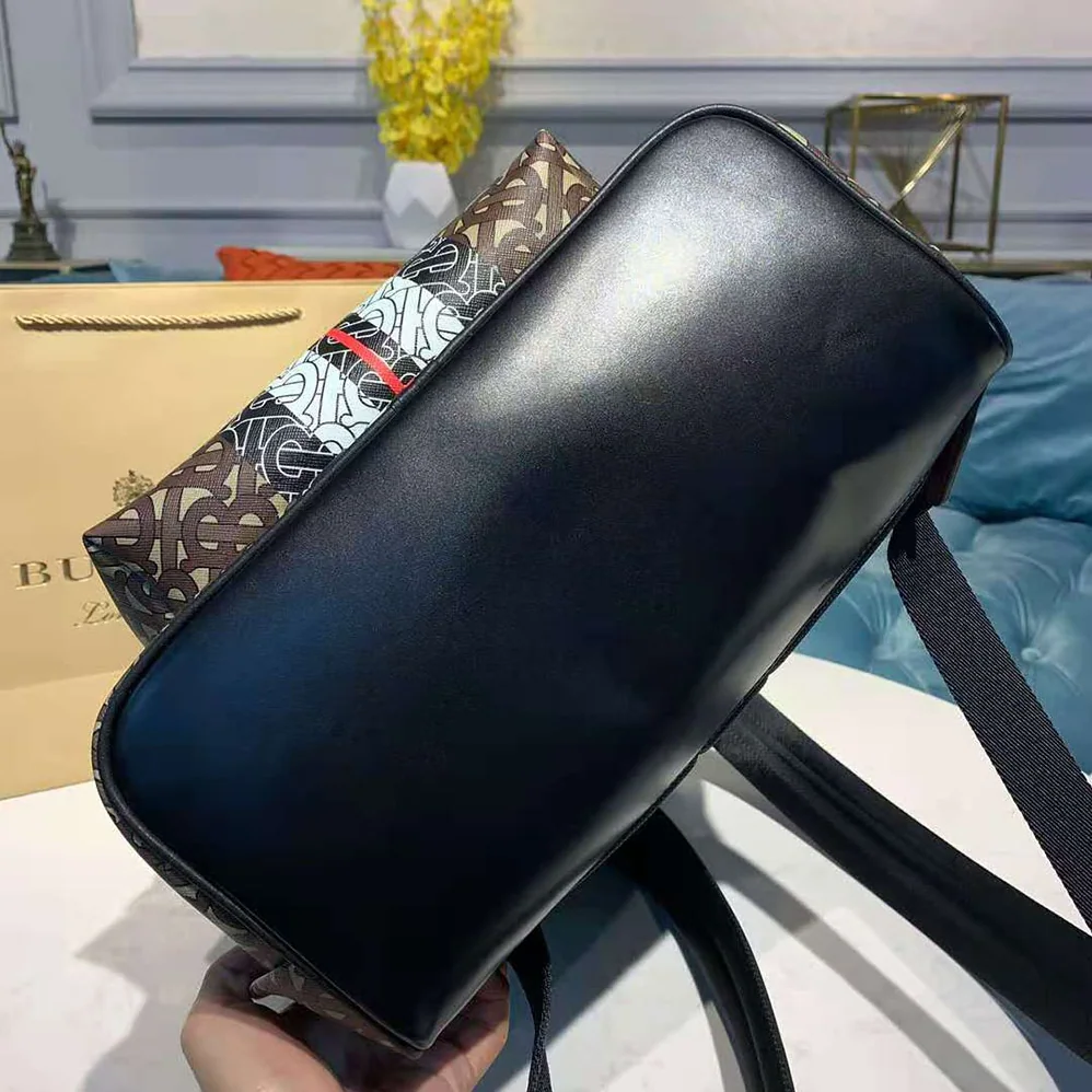Burberry Monogram Stripe Print E for Women in canvas Backpack