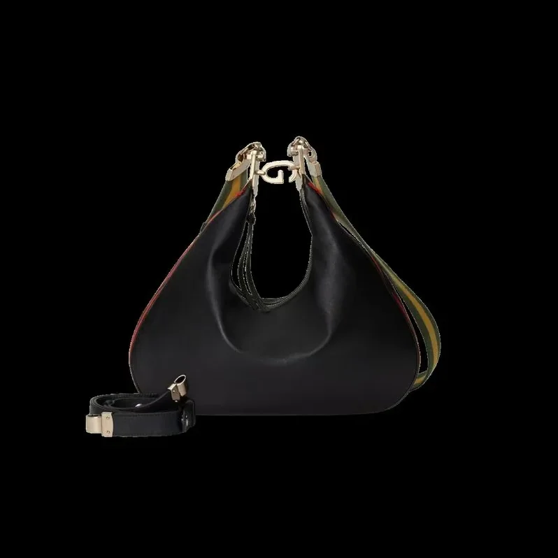 Gucci Atache Large Shoulder Bag Black Gucci Atache Large Shoulder Bag Black