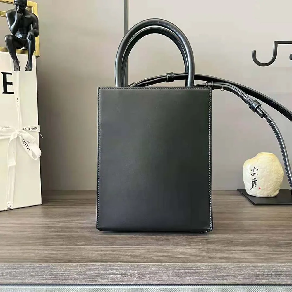 Loewe Standard A5 Tote in Sleek Calfskin for Women in Black