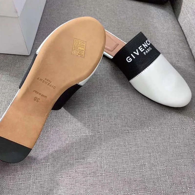 Givenchy Shoes Givenchy Paris Leather Mules for Women in White