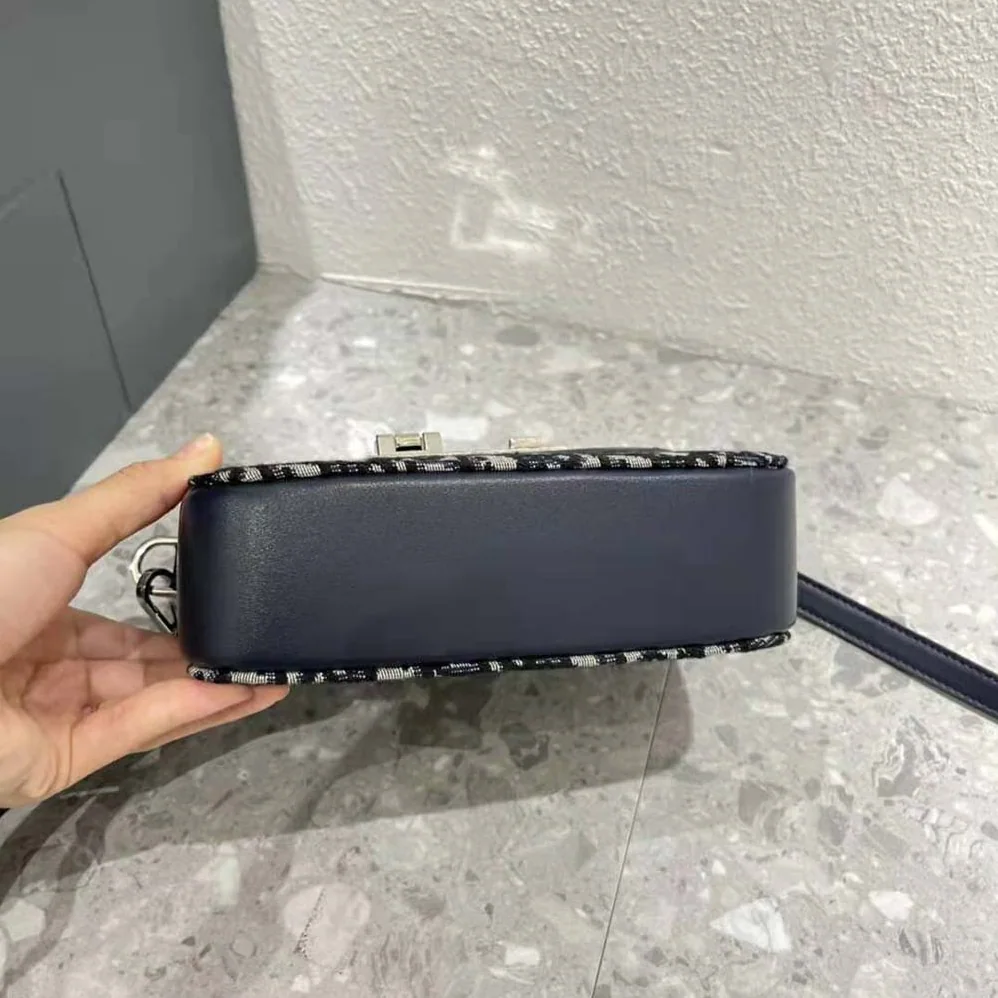 Dior Nano Pouch Beige and Black Dior Oblique Jacquard and Black Smooth Calfskin for Men Dior Nano Pouch Beige and Black Dior Oblique Jacquard and Black Smooth Calfskin for Men