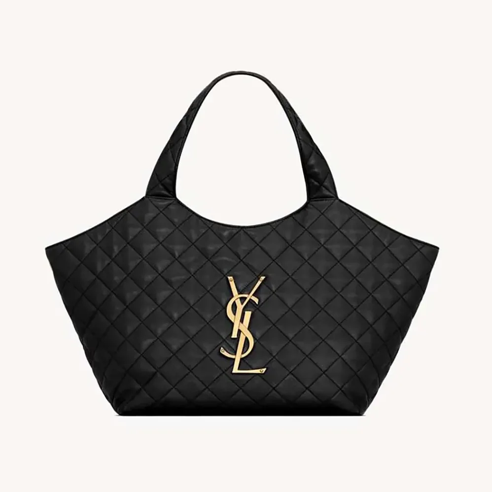 Saint Laurent YSL Icare Medium In Quilted Nappa Black for Women Saint Laurent YSL Icare Medium In Quilted Nappa Black for Women