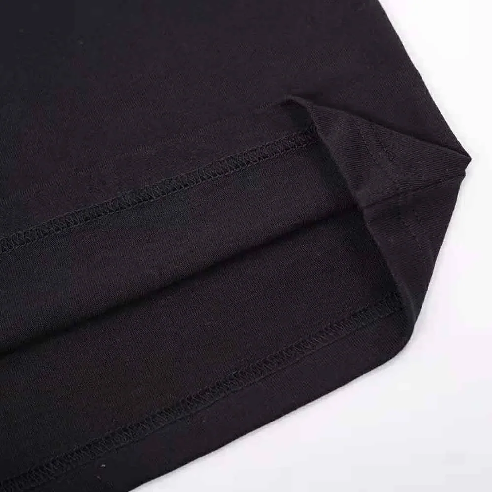 Loewe Anagram Embroidered T-shirt in Cotton for Men in Black Loewe Anagram Embroidered T-shirt in Cotton for Men in Black