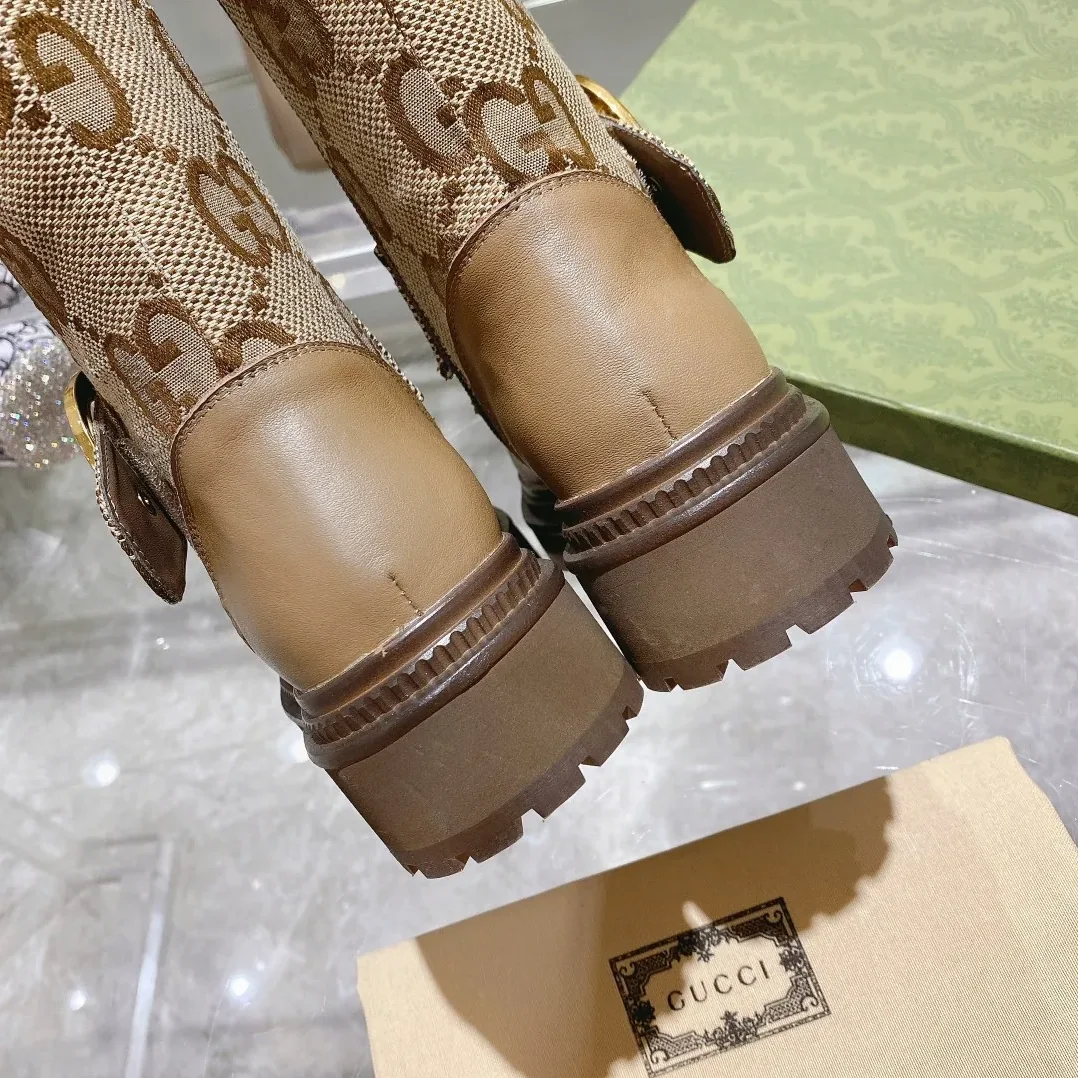 Gucci Blondie Boots Beige for Women Gucci Blondie Boots Beige for Women