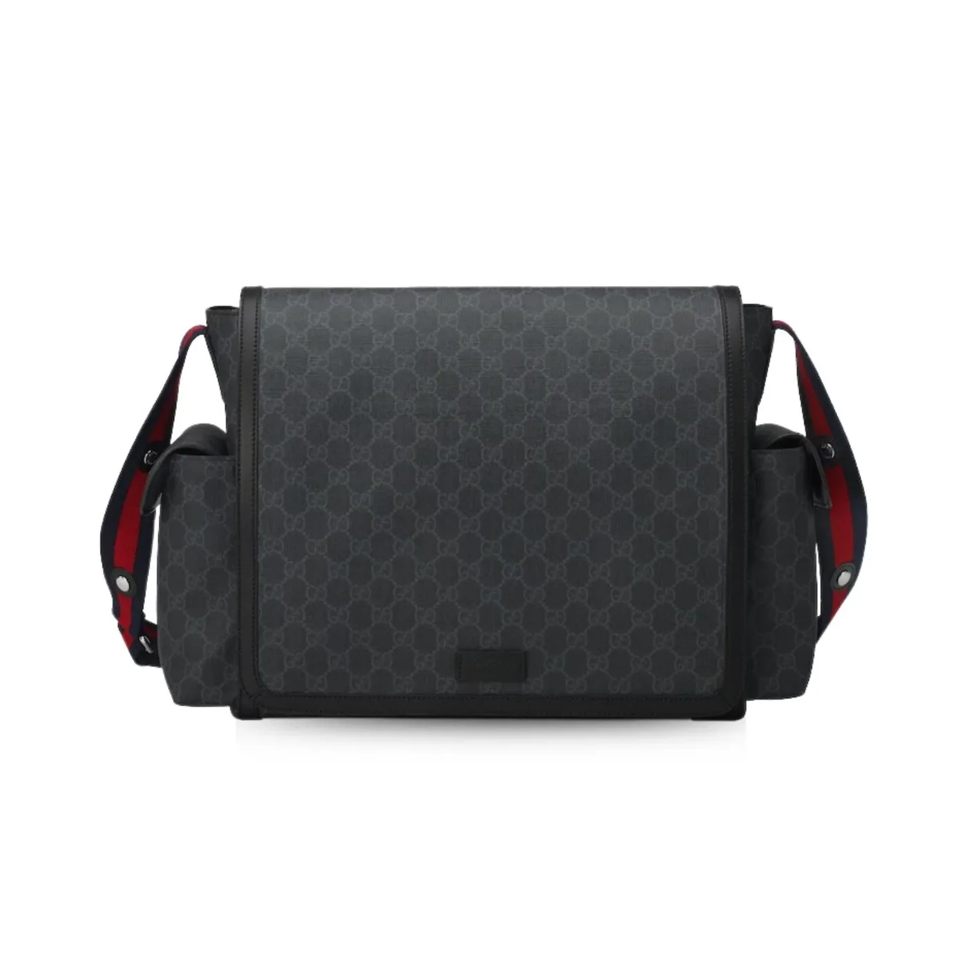 Gucci Supreme Diaper Bag Black /