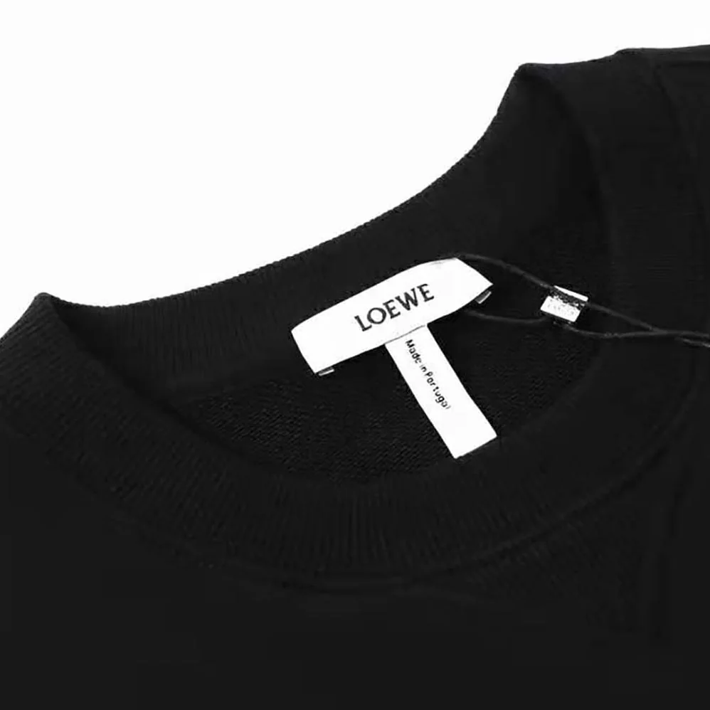 Loewe Anagram Sweatshirt in Cotton for Women in Black