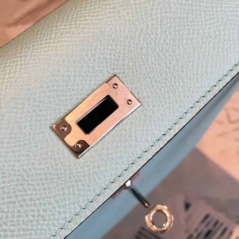 Hermes Kelly Light Yellow Silver Toned Hardware / Hermes Kelly Light Yellow Silver Toned Hardware /