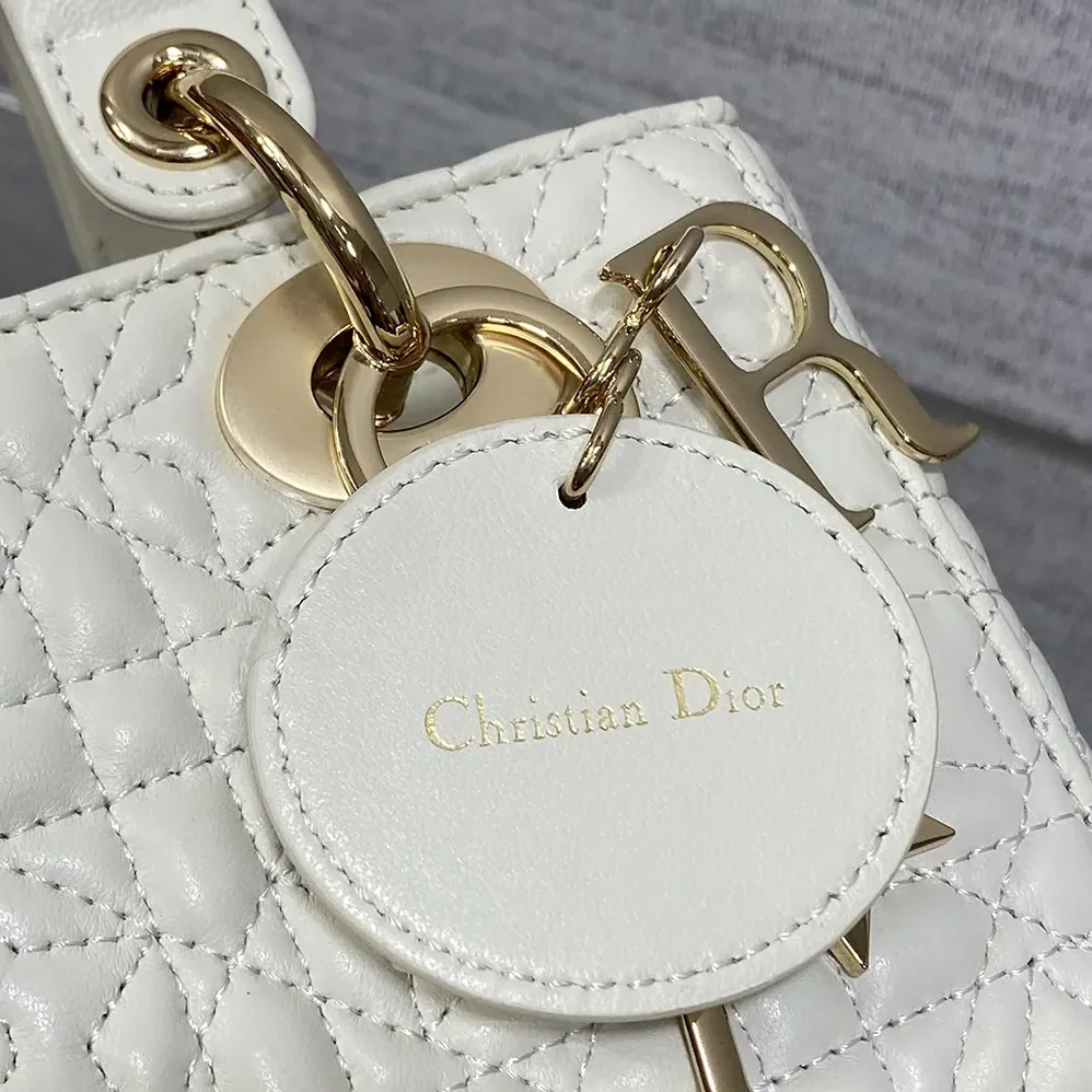 Dior Lady Dior Dioramour Bag Latte Cannage Lambskin with Star Motif for Women Dior Lady Dior Dioramour Bag Latte Cannage Lambskin with Star Motif for Women