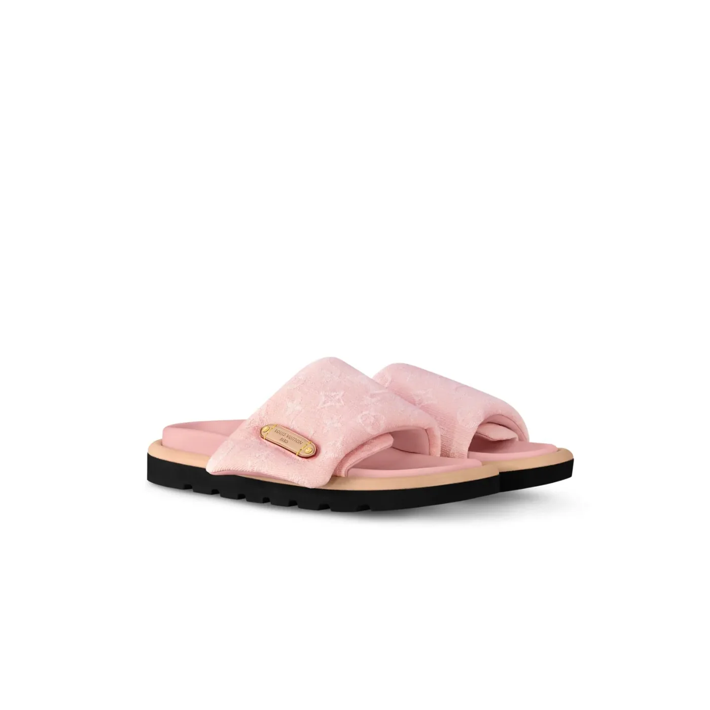Louis Vuitton Pool Pillow Flat Comfort Mule Pink 1AGUZD Louis Vuitton Pool Pillow Flat Comfort Mule Pink 1AGUZD