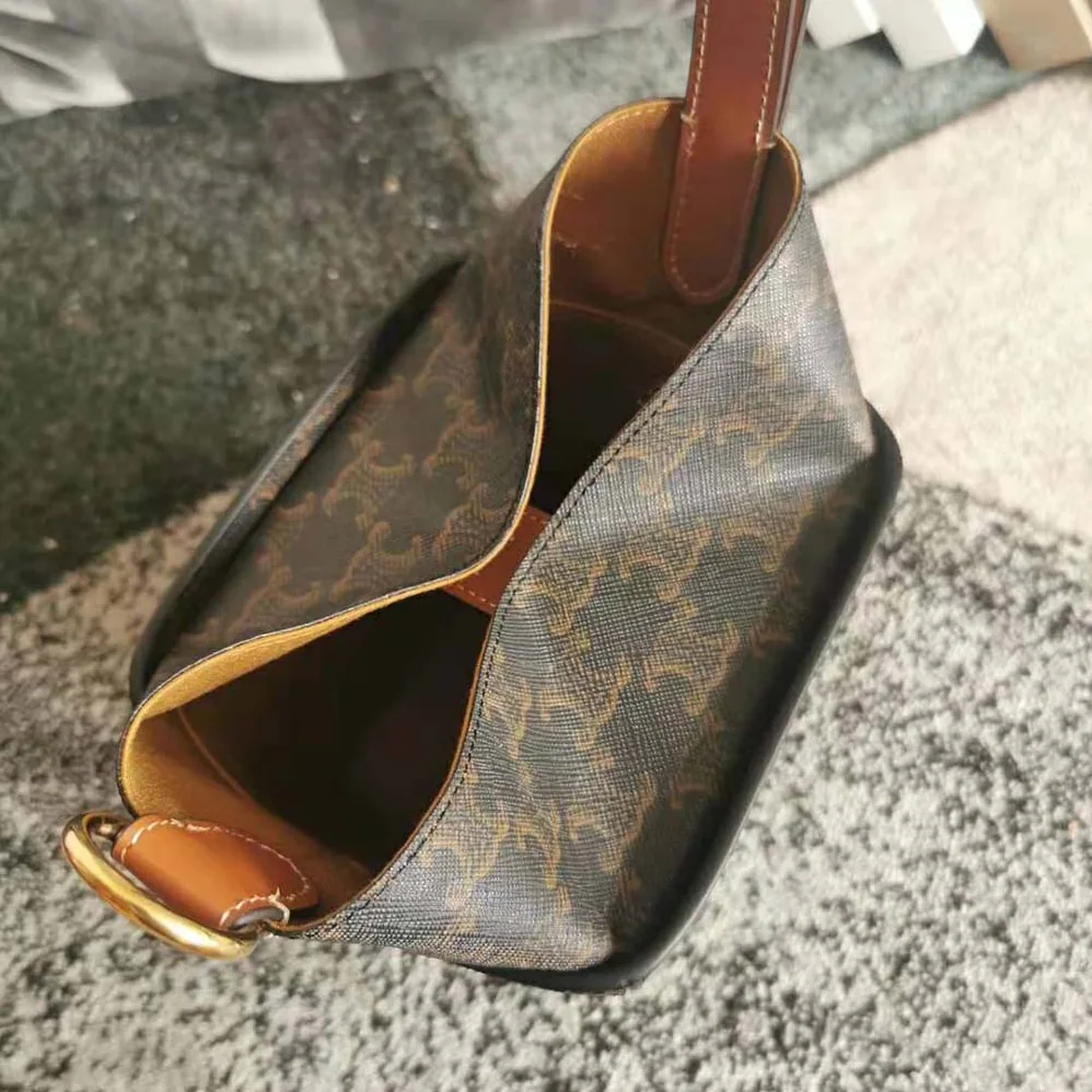 Celine Strap Box in Triomphe Canvas and Calfskin for Women Celine Strap Box in Triomphe Canvas and Calfskin for Women