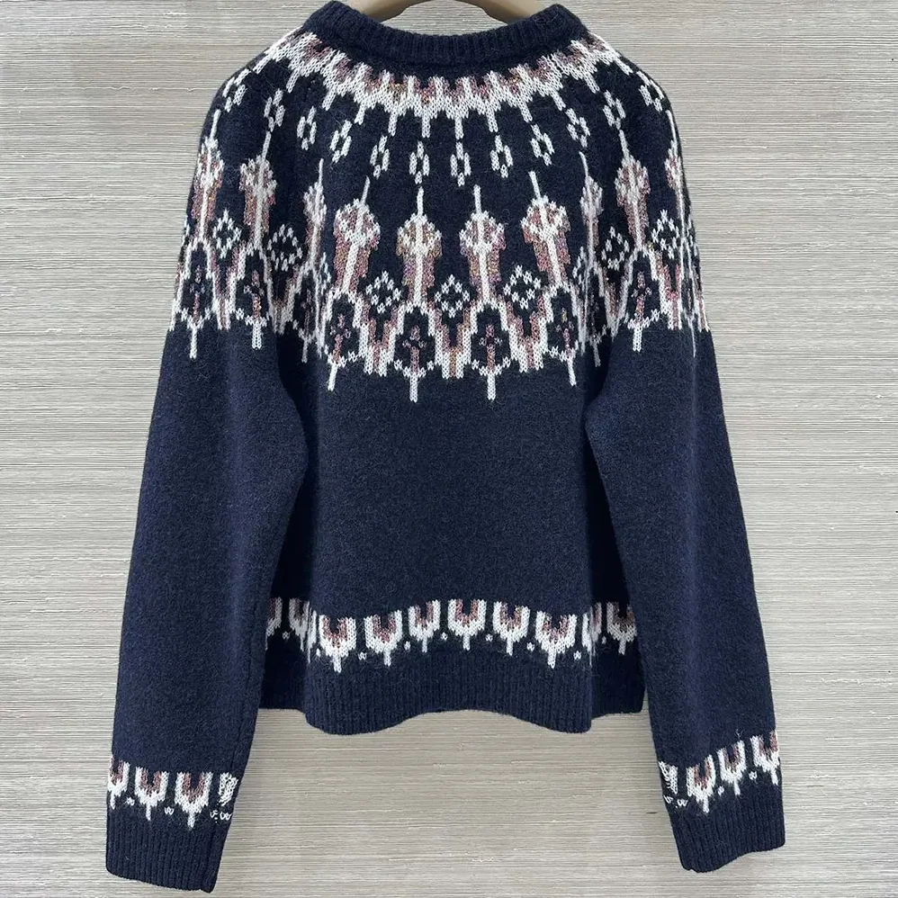 Loewe Sweater in Wool Blend for Men in Navy