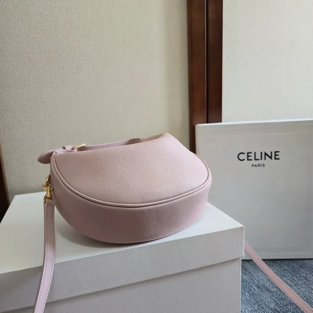 Celine Teen Celine Lulu in Grained Calfskin for Women in Pink Celine Teen Celine Lulu in Grained Calfskin for Women in Pink