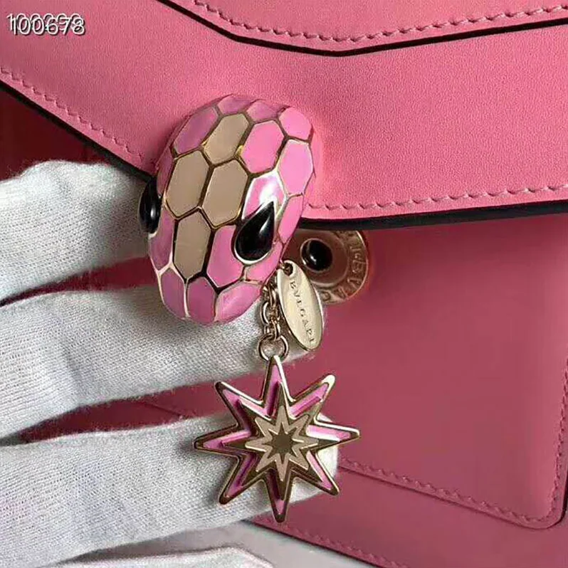 Bvlgari Serpenti Forever in Candy Quartz Calf Leather for Women in Pink