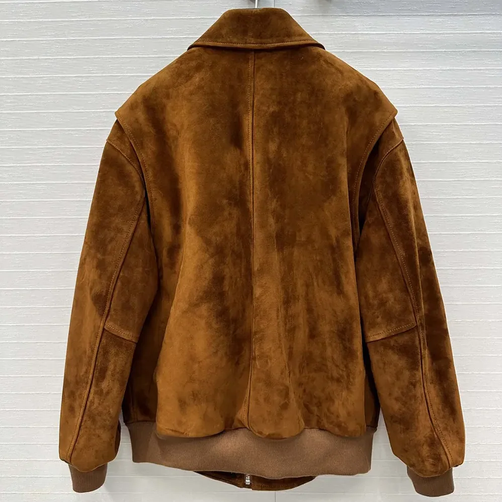 Miu Miu Suede Blouson Jacket for Women